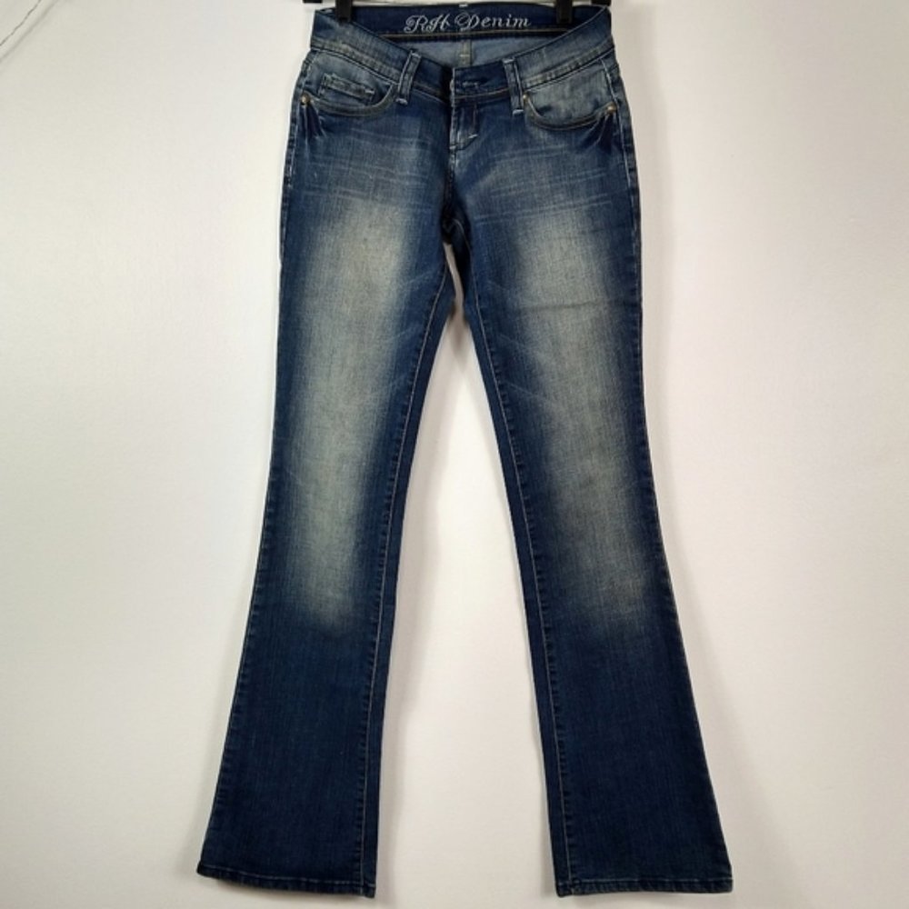 Sold Vintage R H Evolution Acid Wash Distress Denim Jeans Size 36